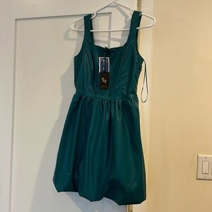 Sincerely Jules faux leather dress